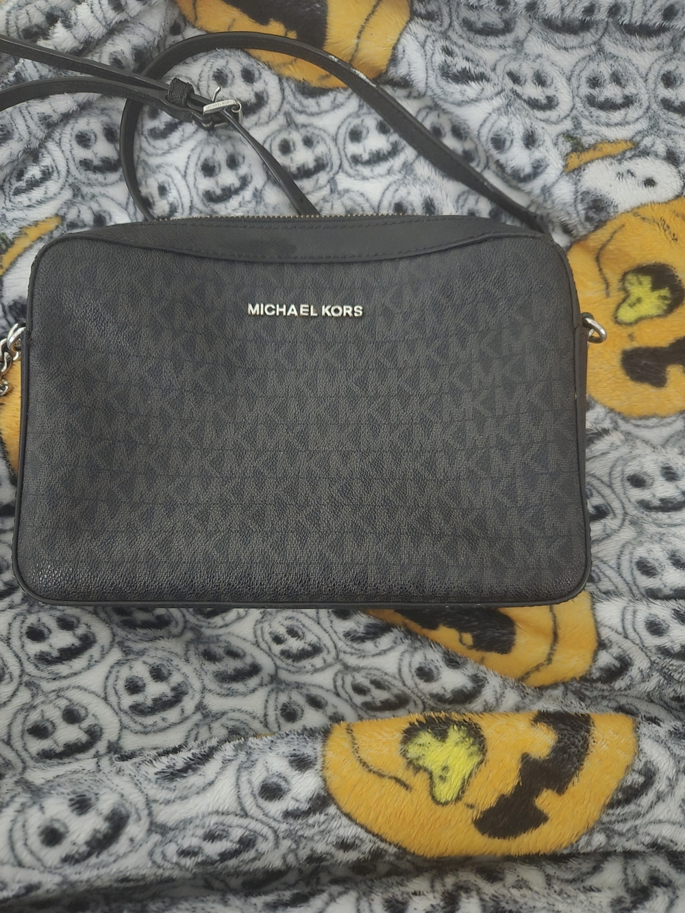 Michael Kors Black Crossbody Bag - Signature Logo